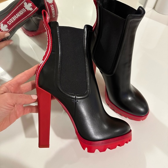 NEW 🔥 Dsquared2 heeled boots, Sz.38 - Picture 3 of 8